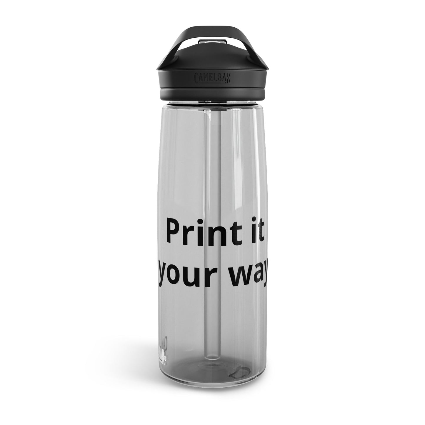 CamelBak Eddy® 20oz/25oz Clear Water Bottle – Custom Print Travel Bottle