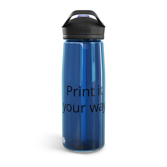 CamelBak Eddy® 20oz/25oz Clear Water Bottle – Custom Print Travel Bottle