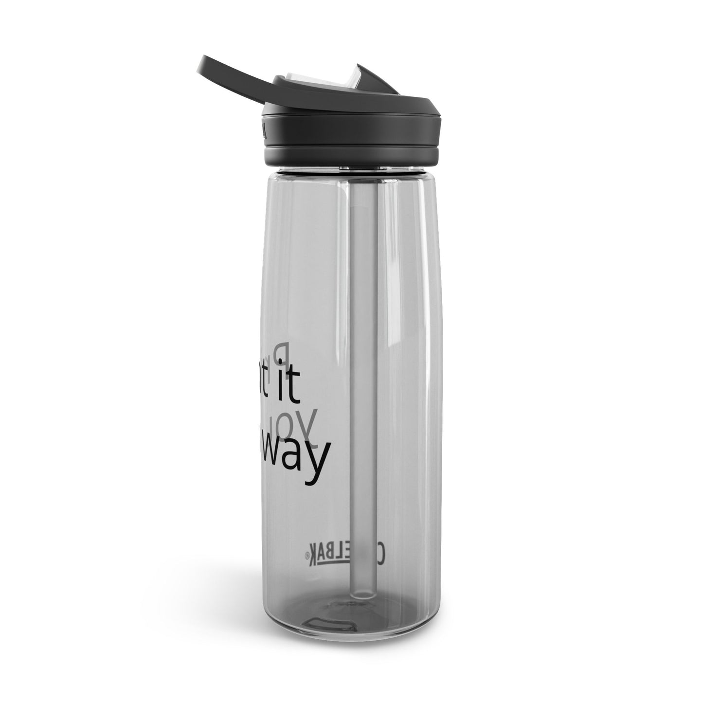CamelBak Eddy® 20oz/25oz Clear Water Bottle – Custom Print Travel Bottle